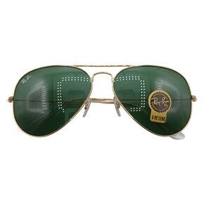 Ray-Ban Men's Aviator Large Metal OS Sunglasses Green RB3025 L0205 58-14 NIB